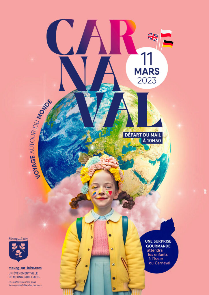 Affiche du carnaval 2023 de Meung-sur-Loire